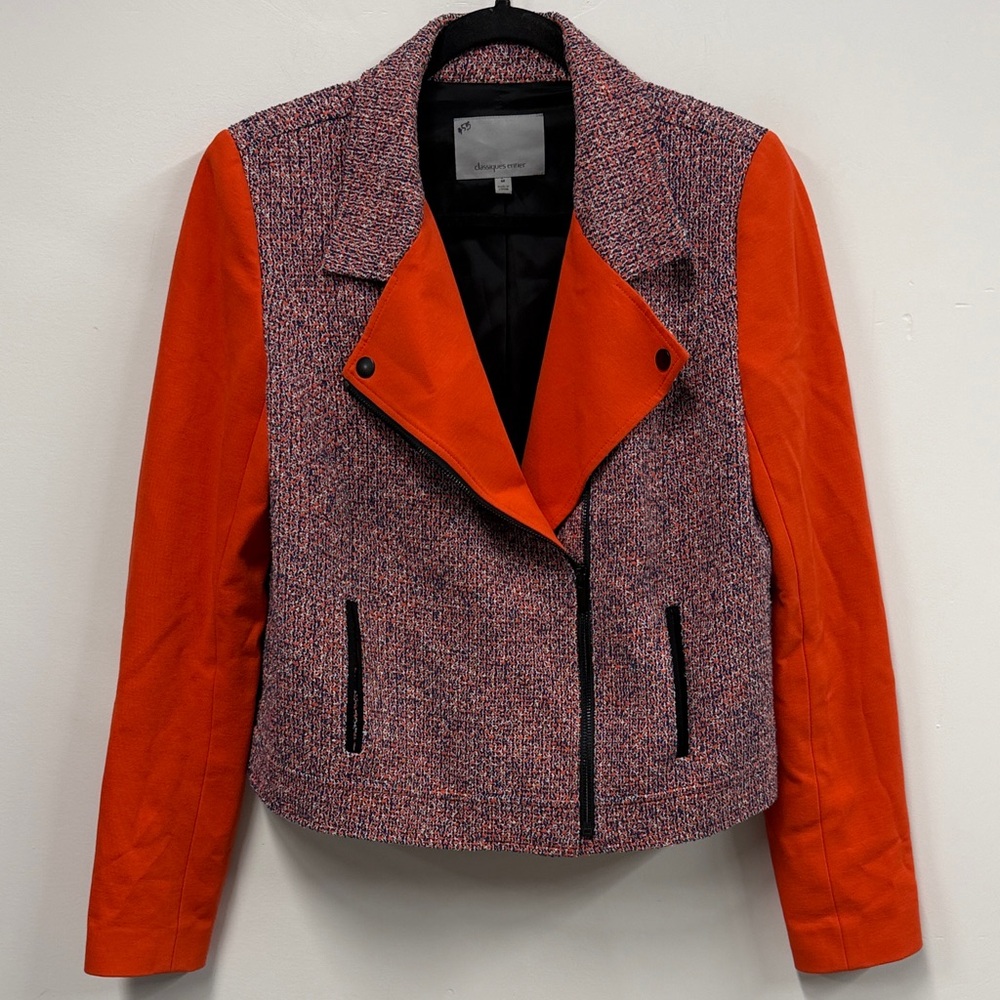 Classiques Entier Orange and Gray Blazer